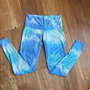 Blue-White Sky Teeki Leggings